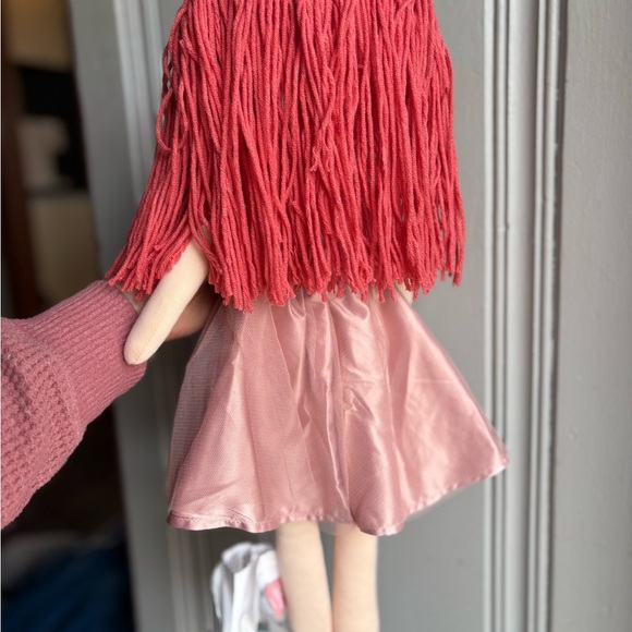 LOT of 2 Disney Ariel AND Moana Pillowfort Pink Throw Pillow Plush Dolls NEW - Picture 5 of 8